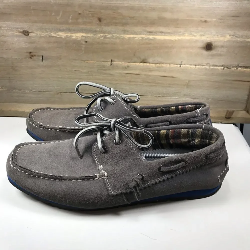 ✅Steve Madden Gray Boat Shoes